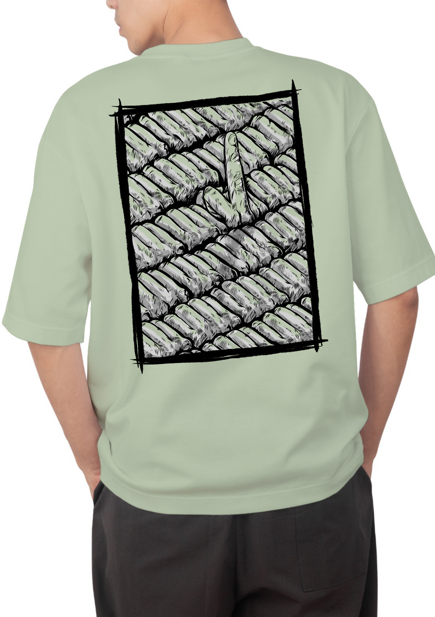 CAMISETA DEDO OVERSIZE