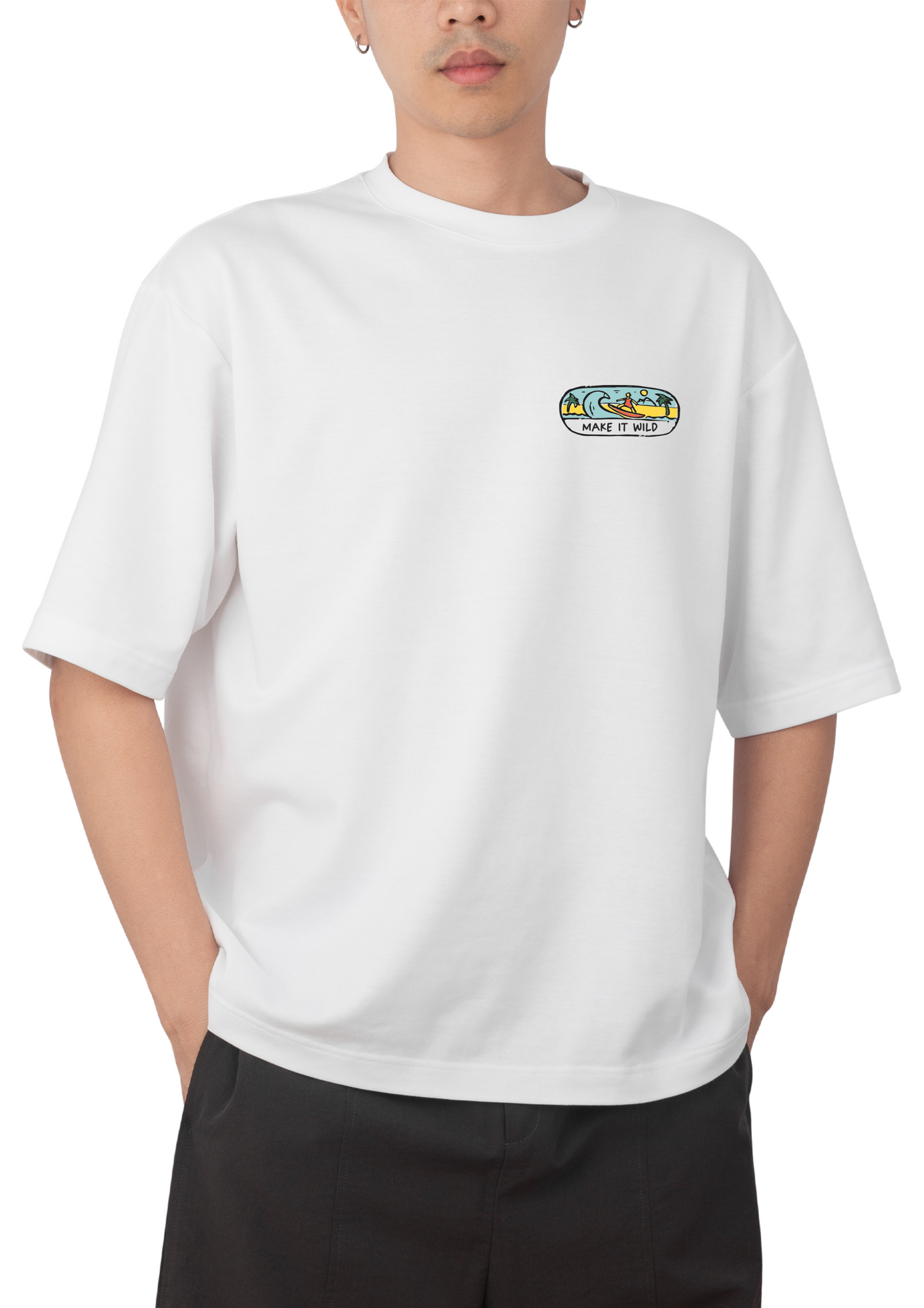 CAMISETA OCEAN VIBES OVERSIZE