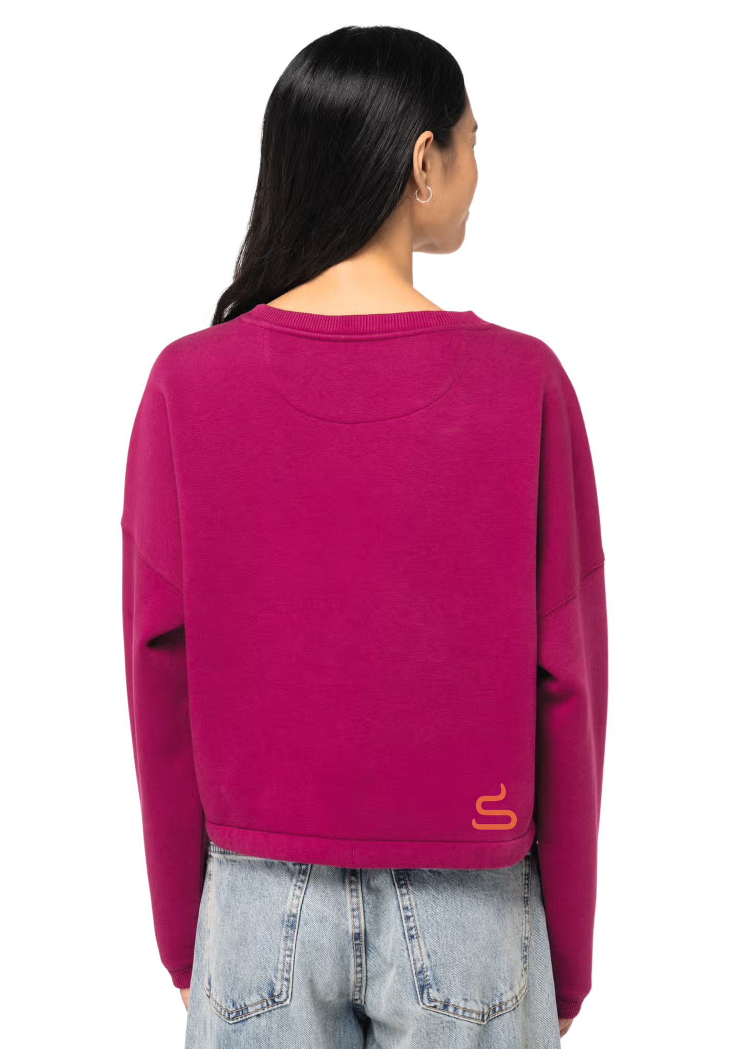 SUDADERA CROP OVERSIZE MUCHA MIERDA